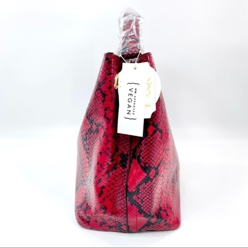 Python Snake Skin 2-in-1 Shoulder Bag - Picture 4 of 11